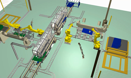 Simulation of industrial automation